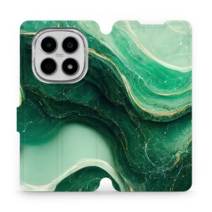 Flipové pouzdro Mobiwear - Xiaomi Redmi Note 15 5G - VP38S Zelený mramor - VÝPRODEJ