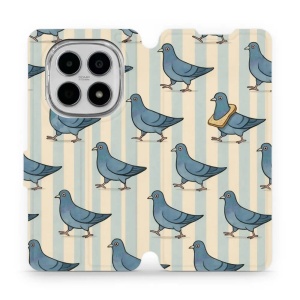 Flipové pouzdro Mobiwear - Xiaomi Redmi Note 15 5G - VP91S Holubi