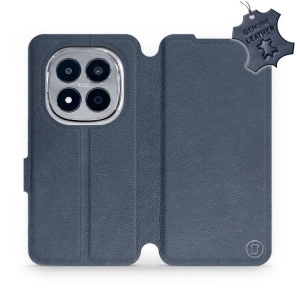 Kožené flip pouzdro Mobiwear - Xiaomi Redmi Note 15 Pro Plus 5G - Modré