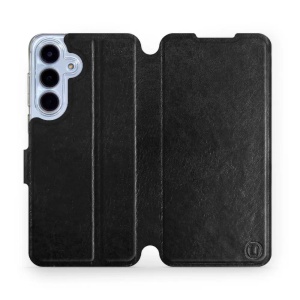 Flipové pouzdro Mobiwear - Samsung Galaxy S25 FE - Černé a šedé