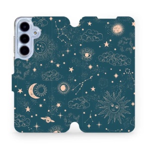 Flipové pouzdro Mobiwear - Samsung Galaxy S25 FE - VP14S Magický vesmír