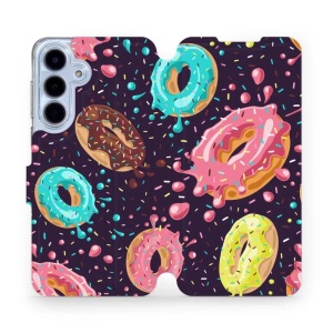 Flipové pouzdro Mobiwear - Samsung Galaxy S25 FE - VP19S Donutky