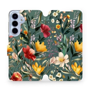 Flipové pouzdro Mobiwear - Samsung Galaxy S25 FE - VP71S Na zelené louce