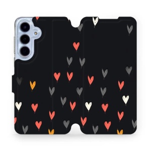 Flipové pouzdro Mobiwear - Samsung Galaxy S25 FE - VP79S Srdíčka