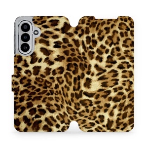Flipové pouzdro Mobiwear - Samsung Galaxy A17 / A17 5G - VA33P Leopardí vzor