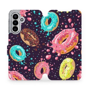 Flipové pouzdro Mobiwear - Samsung Galaxy A17 / A17 5G - VP19S Donutky