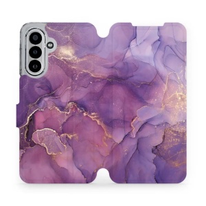 Flipové pouzdro Mobiwear - Samsung Galaxy A17 / A17 5G - VP20S Fialový mramor