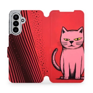 Flipové pouzdro Mobiwear - Samsung Galaxy A17 / A17 5G - VP54S Kocourek
