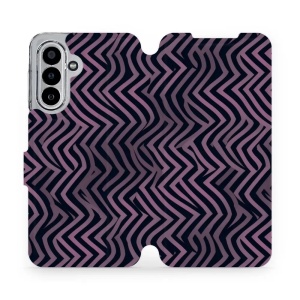 Flipové pouzdro Mobiwear - Samsung Galaxy A17 / A17 5G - VA55S Fialové klikyháky