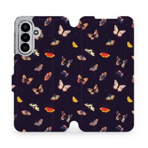 Flipové pouzdro Mobiwear - Samsung Galaxy A17 / A17 5G - VP78S Barevní motýlci