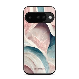 Lesklý kryt Mobiwear Glossy - Google Pixel 10 - G026G - Růžový a zelenkavý mramor