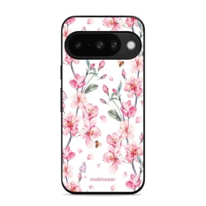 Lesklý kryt Mobiwear Glossy - Google Pixel 10 - G033G - Růžové květy