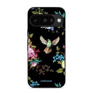 Lesklý kryt Mobiwear Glossy - Google Pixel 10 - G041G - Ptáček a květy