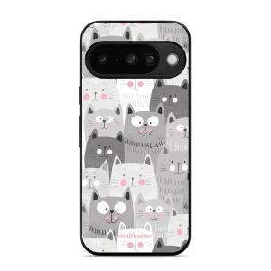Lesklý kryt Mobiwear Glossy - Google Pixel 10 - G045G - Kočičky