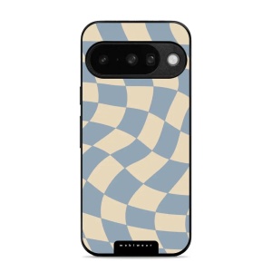Lesklý kryt Mobiwear Glossy - Google Pixel 10 - GA59G Modrá a béžová šachovnice