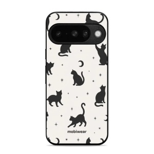 Lesklý kryt Mobiwear Glossy - Google Pixel 10 - V162S Noční kočičky