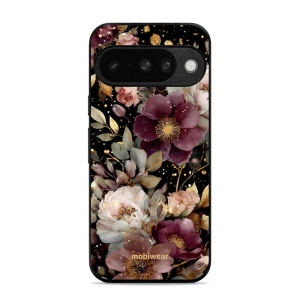 Lesklý kryt Mobiwear Glossy - Google Pixel 10 - V169S Zlatavé kvítky