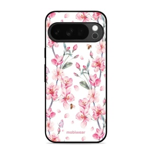 Lesklý kryt Mobiwear Glossy - Google Pixel 10 Pro - G033G - Růžové květy
