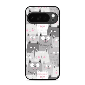 Lesklý kryt Mobiwear Glossy - Google Pixel 10 Pro - G045G - Kočičky