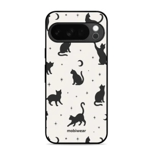 Lesklý kryt Mobiwear Glossy - Google Pixel 10 Pro - V162S Noční kočičky