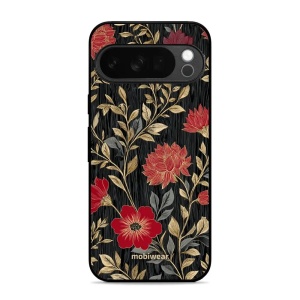 Lesklý kryt Mobiwear Glossy - Google Pixel 10 Pro - V172S Červená kvítka