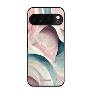 Lesklý kryt Mobiwear Glossy - Google Pixel 10 Pro XL - G026G - Růžový a zelenkavý mramor