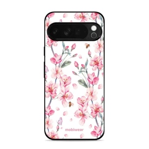 Lesklý kryt Mobiwear Glossy - Google Pixel 10 Pro XL - G033G - Růžové květy