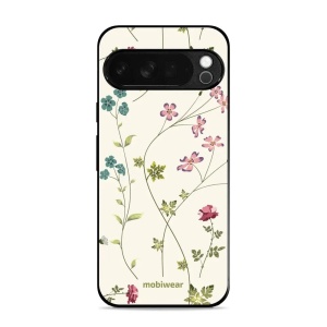 Lesklý kryt Mobiwear Glossy - Google Pixel 10 Pro XL - G035G - Tenké rostlinky s květy