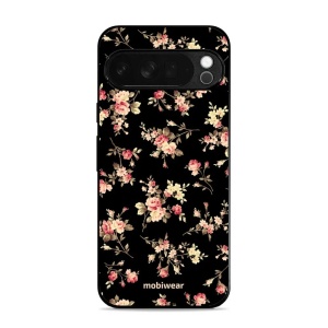 Lesklý kryt Mobiwear Glossy - Google Pixel 10 Pro XL - G039G - Květy na černé