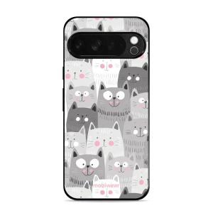 Lesklý kryt Mobiwear Glossy - Google Pixel 10 Pro XL - G045G - Kočičky