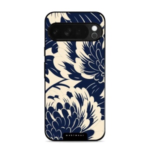 Lesklý kryt Mobiwear Glossy - Google Pixel 10 Pro XL - GA40G Modré a béžové květy