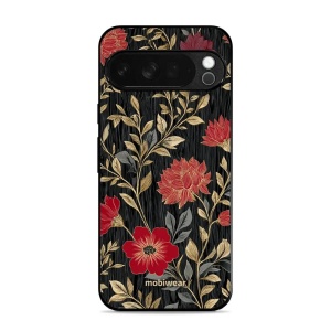 Lesklý kryt Mobiwear Glossy - Google Pixel 10 Pro XL - V172S Červená kvítka