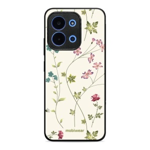 Lesklý kryt Mobiwear Glossy - Xiaomi Poco C85 - G035G - Tenké rostlinky s květy
