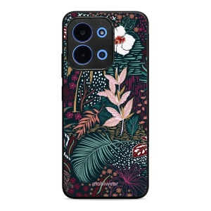 Lesklý kryt Mobiwear Glossy - Xiaomi Poco C85 - G043G - Temná flóra