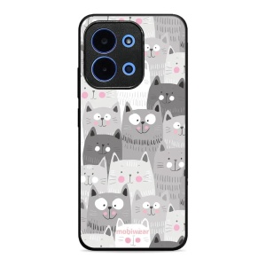 Lesklý kryt Mobiwear Glossy - Xiaomi Poco C85 - G045G - Kočičky
