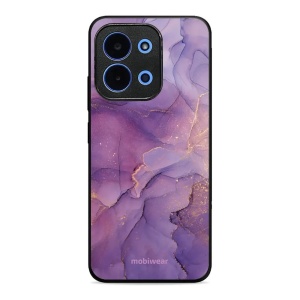 Lesklý kryt Mobiwear Glossy - Xiaomi Poco C85 - G050G - Fialový mramor
