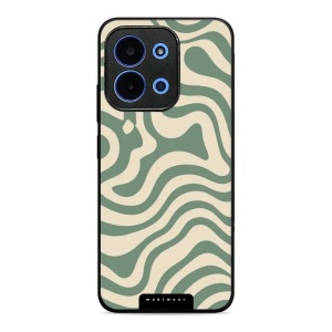 Lesklý kryt Mobiwear Glossy - Xiaomi Poco C85 - GA57G Zelené a béžové zkrouceniny
