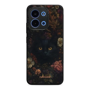 Lesklý kryt Mobiwear Glossy - Xiaomi Poco C85 - V161S Temná kočka