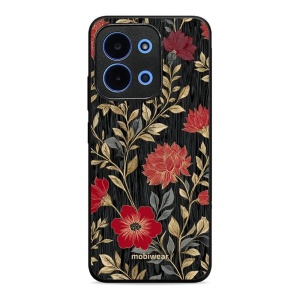 Lesklý kryt Mobiwear Glossy - Xiaomi Poco C85 - V172S Červená kvítka