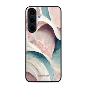 Lesklý kryt Mobiwear Glossy - Samsung Galaxy S25 FE - G026G - Růžový a zelenkavý mramor