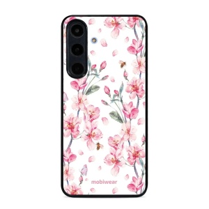 Lesklý kryt Mobiwear Glossy - Samsung Galaxy S25 FE - G033G - Růžové květy