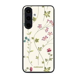 Lesklý kryt Mobiwear Glossy - Samsung Galaxy S25 FE - G035G - Tenké rostlinky s květy