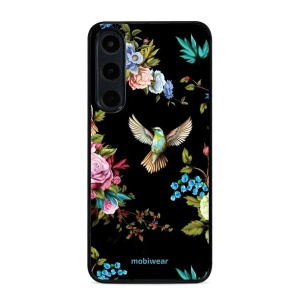 Lesklý kryt Mobiwear Glossy - Samsung Galaxy S25 FE - G041G - Ptáček a květy