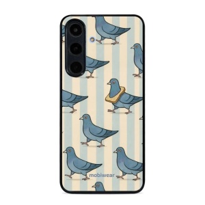 Lesklý kryt Mobiwear Glossy - Samsung Galaxy S25 FE - GP91G Holubi