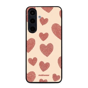 Lesklý kryt Mobiwear Glossy - Samsung Galaxy S25 FE - GP93G Otisk srdce