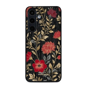 Lesklý kryt Mobiwear Glossy - Samsung Galaxy S25 FE - V172S Červená kvítka