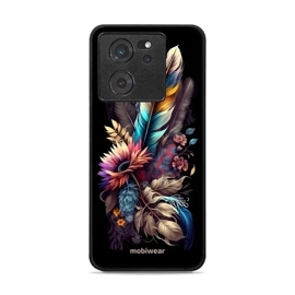 Lesklý kryt Mobiwear Glossy - Xiaomi 13T / 13T Pro - G011G Kytice s pírkem