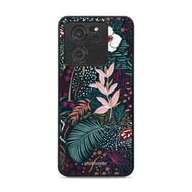 Lesklý kryt Mobiwear Glossy - Xiaomi 13T / 13T Pro - G043G - Temná flóra
