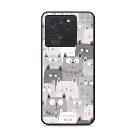 Lesklý kryt Mobiwear Glossy - Xiaomi 13T / 13T Pro - G045G - Kočičky