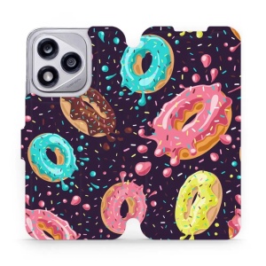 Flipové pouzdro Mobiwear - Honor 400 Lite 5G - VP19S Donutky
